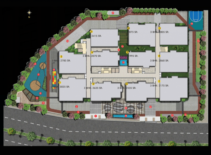 Sri LVRS Tiara Floor plan